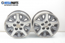 Alloy wheels for Land Rover Freelander I (L314) (1997-2006) 15 inches, width 6.5 (The price is for two pieces) Alloy wheels for Land Rover Freelander I (L314) (1997-2006) 15 inches, width 6.5 (The price is for two pieces)