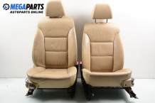 Leather seats with electric adjustment for BMW 5 (E60, E61) 2.2, 170 hp, sedan, 2003