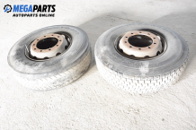 Set of steel wheels with tires for Scania 4 - series (1995- ), truck