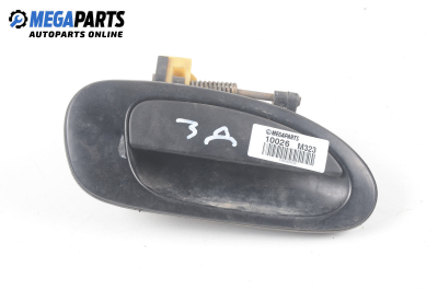 Outer handle for Mazda 323 (BA) 1.3 16V, 73 hp, sedan, 5 doors, 1995, position: rear - right