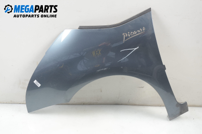 Fender for Citroen Grand C4 Picasso 1.6 HDi, 109 hp, minivan, 5 doors automatic, 2006, position: front - left