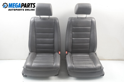 Leather seats with electric adjustment and heating for Volkswagen Touareg 2.5 R5 TDI, 174 hp, suv, 5 doors, 2003