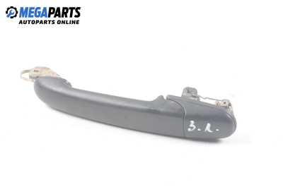Outer handle for Seat Ibiza (6K) 1.9 SDI, 68 hp, hatchback, 5 doors, 2000, position: rear - left