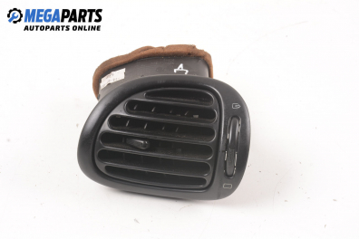 AC heat air vent for Peugeot 206 2.0 HDi, 90 hp, station wagon, 5 doors, 2002