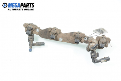 Rampă combustibil cu injectoare for Ford Escort 1.6 16V, 90 hp, combi, 5 uși, 1998