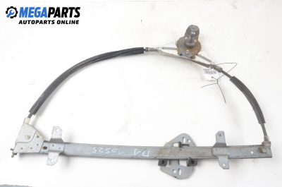 Macara geam cu acționare manuală for Ford Escort 1.4, 71 hp, combi, 5 uși, 1992, position: stânga - fața