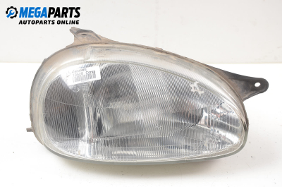 Headlight for Opel Corsa B 1.4, 54 hp, hatchback, 3 doors, 1994, position: right