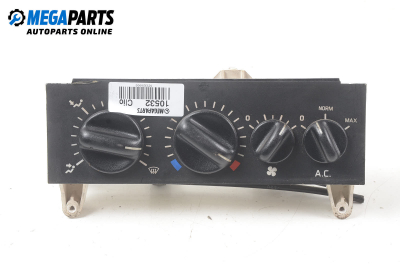 Air conditioning panel for Renault Clio I 1.4, 75 hp, hatchback, 3 doors, 1997