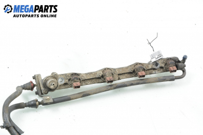 Fuel rail with injectors for Ford Fiesta IV 1.25 16V, 75 hp, hatchback, 5 doors, 1997