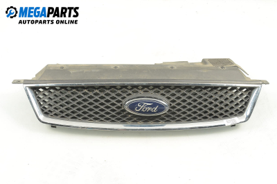 Grill for Ford C-Max 2.0 TDCi, 136 hp, minivan, 5 doors, 2003, position: front