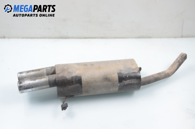 Rear muffler for Opel Corsa C 1.0, 58 hp, hatchback, 2003