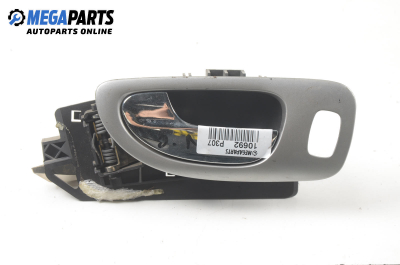 Inner handle for Peugeot 307 2.0 HDI, 107 hp, station wagon, 5 doors, 2004, position: rear - left