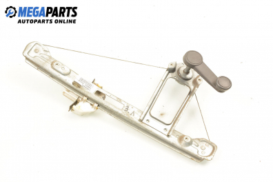 Manual window lifter for Ford Focus I 1.8 TDDi, 90 hp, sedan, 5 doors, 1999, position: rear - left