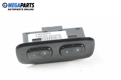 Window adjustment switch for Hyundai Accent 1.5 16V, 99 hp, hatchback, 3 doors, 1998