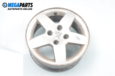 Alufelgen for Peugeot 207 (2006-2012) 15 inches, width 6 (Preis pro set angegeben)