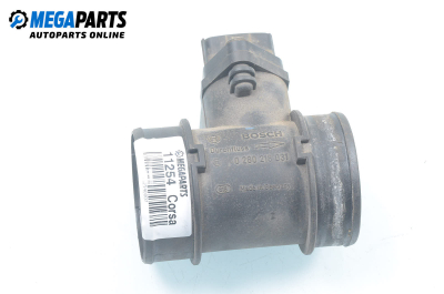 Debitmetru for Opel Corsa C 1.2, 75 hp, hatchback, 3 uși, 2003 № Bosch 0 280 218 031