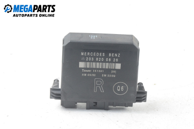 Door module for Mercedes-Benz C-Class 203 (W/S/CL) 2.2 CDI, 143 hp, sedan, 5 doors automatic, 2000 № А 203 820 08 26