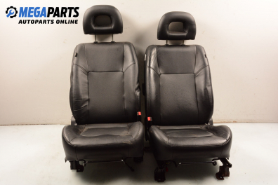 Scaun de din piele cu încălzire for Mitsubishi Outlander I 2.4 4WD, 162 hp, suv, 5 uși automatic, 2005