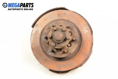 Knuckle hub for Mitsubishi Pajero II 2.8 TD, 125 hp, suv, 5 doors automatic, 1997, position: front - right