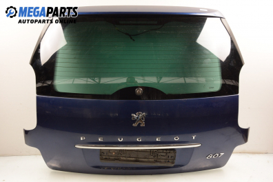 Boot lid for Peugeot 807 2.2 HDi, 128 hp, minivan, 5 doors, 2004, position: rear