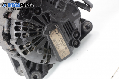 Alternator for Peugeot 807 2.2 HDi, 128 hp, monovolum, 2004 № Valeo 96 463217 80