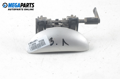 Außengriff for Peugeot 206 1.4 HDi, 68 hp, hecktür, 5 türen, 2004, position: links, rückseite
