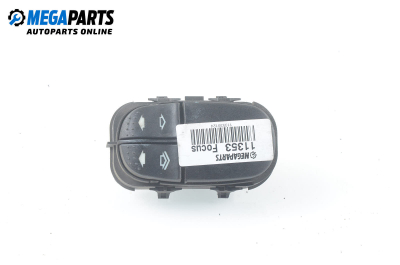 Window adjustment switch for Ford Focus I 1.8 TDDi, 90 hp, hatchback, 3 doors, 2001