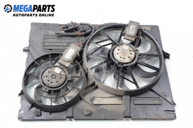 Cooling fans for Volkswagen Touareg 2.5 R5 TDI, 174 hp, suv, 5 doors automatic, 2004