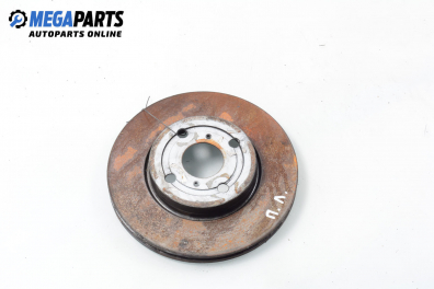 Brake disc for Toyota Yaris 1.4 D-4D, 90 hp, hatchback, 5 doors, 2009, position: front