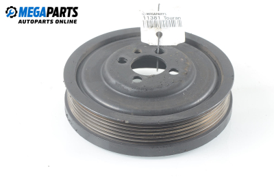 Damper pulley for Volkswagen Touran 2.0 16V TDI, 140 hp, minivan automatic, 2005