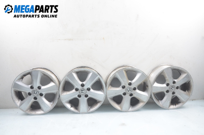 Alloy wheels for Honda FR-V (2004-) 16 inches, width 6.5 (The price is for the set)