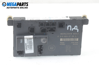 Door module for Mercedes-Benz CLS-Class W219 3.5, 272 hp, coupe automatic, 2006 № 219 820 07 26