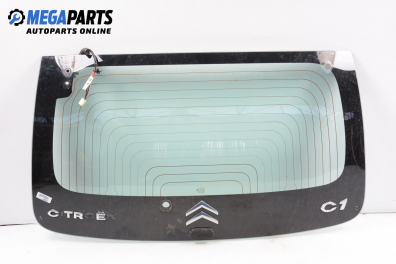 Rear window for Citroen C1 1.0, 68 hp, truck, 2007