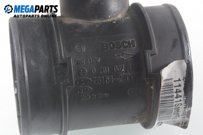 Durchflussmesser for Hyundai Santa Fe 2.0 CRDi, 113 hp, suv, 2003 № Bosch 0 281 002 447
