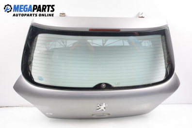 Heckklappe for Peugeot 307 1.6 16V, 109 hp, hecktür automatic, 2003, position: rückseite