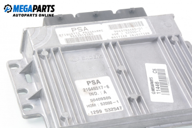 ECU for Citroen C5 1.8 16V, 115 hp, combi, 2002 № 9643915380