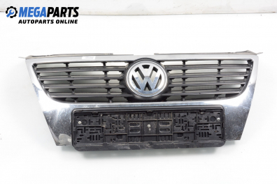 Grill for Volkswagen Passat (B6) 1.9 TDI, 105 hp, station wagon, 2008, position: front