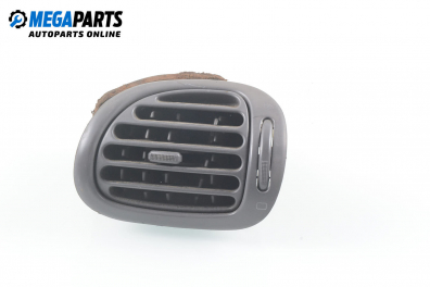 AC heat air vent for Peugeot 206 1.9 D, 69 hp, hatchback, 1999