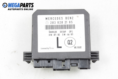 Door module for Mercedes-Benz C-Class 203 (W/S/CL) 1.8 Kompressor, 143 hp, sedan automatic, 2002 № 203 820 21 85