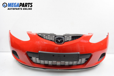 Front bumper for Mazda 2 (DE) 1.3, 75 hp, hatchback, 2008, position: front