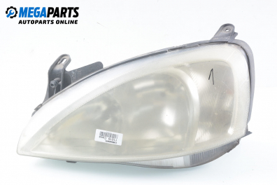 Headlight for Opel Corsa C 1.7 DI, 65 hp, hatchback, 2002, position: left