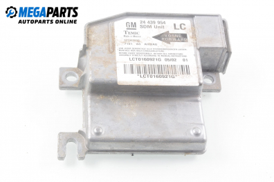 Airbag module for Opel Corsa C 1.7 DI, 65 hp, hatchback, 2002 № GM 24 439 954