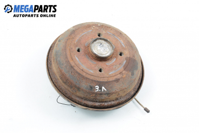 Achsschenkel radnabe mit bremstrommel for Opel Corsa C 1.7 DI, 65 hp, hecktür, 2002, position: links, rückseite