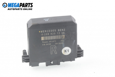 Door module for Mercedes-Benz CLK-Class 208 (C/A) 3.2, 218 hp, coupe automatic, 1998 № 208 820 12 26