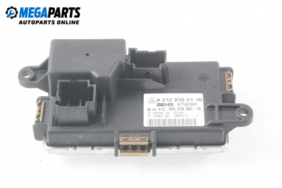 AC control module for Mercedes-Benz E-Class 212 (W/S) 2.0 CDI, 136 hp, station wagon automatic, 2011 № A 212 870 21 10