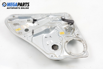 Macara geam cu acționare manuală for Volkswagen Passat (B5; B5.5) 1.6, 101 hp, sedan, 1997, position: stânga - spate