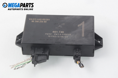 Parking sensor control module for Citroen C5 3.0, 207 hp, station wagon automatic, 2003 № 96 298 254 80