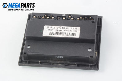 AC control module for Mercedes-Benz E-Class 210 (W/S) 2.5 TD, 113 hp, station wagon, 1997 № A210 545 04 32