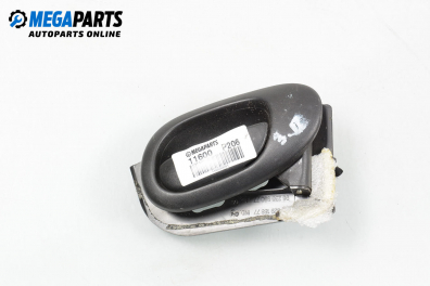 Inner handle for Peugeot 206 1.9 D, 69 hp, hatchback, 2000, position: rear - right