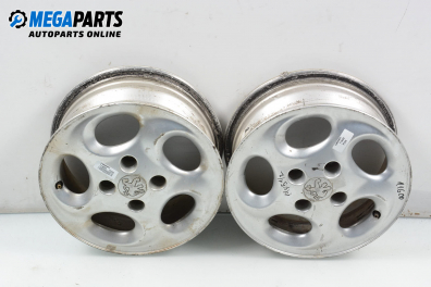 Alloy wheels for Peugeot 206 (1998-2012) 14 inches, width 5,5 (The price is for two pieces)